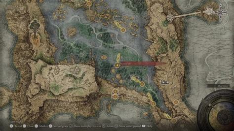 Elden Ring Dungeon Locations Map