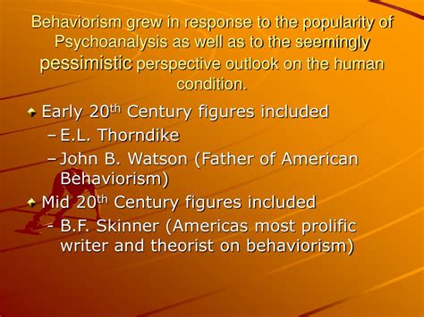 Ppt Behaviorism Powerpoint Presentation Free Download Id 983137