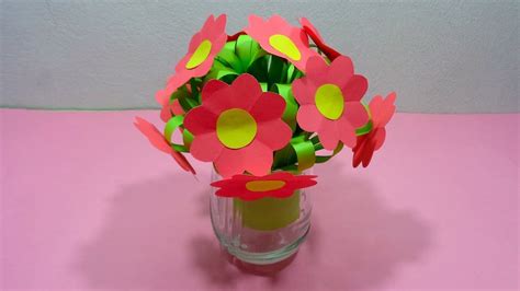 How To Make A Bunch Of Paper Flowers With Flower Vase DI Flickr