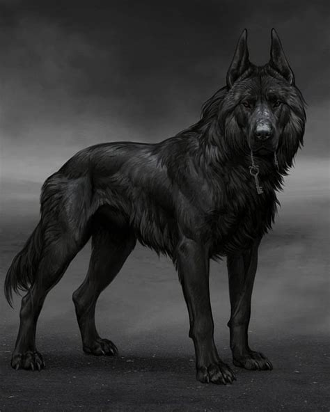 By Maria Zolotukhina In 2024 Dark Fantasy Art Werewolf Art Canine Art