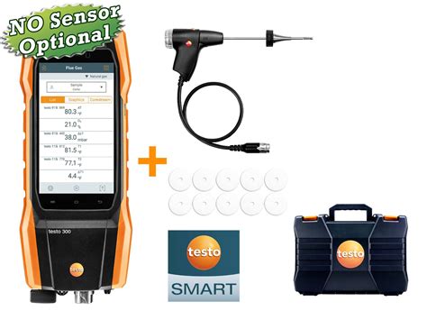 Next Gen Testo 300 Pro Combustion Analyzer Kit Flue Gas Analyzer