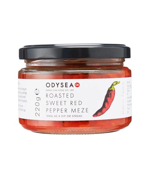 Odysea Gegrillte Rote Paprika Meze G