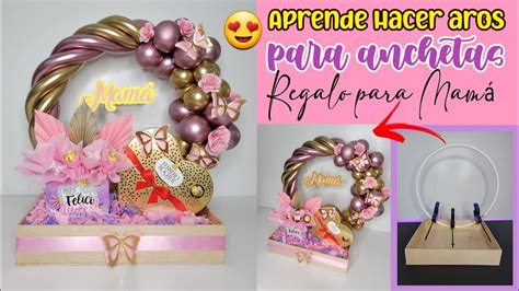 COMO HACER AROS PARA TUS ANCHETAS ARREGLO CON CHOCOLATES FERRERO PARA