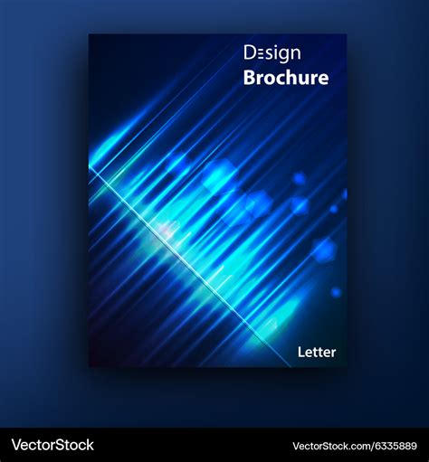 Brochure booklet cover design templates Royalty Free Vector