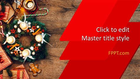 Free Red Christmas PowerPoint Template - Free PowerPoint Templates