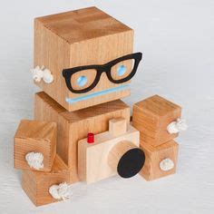 9 Block Bots ideas in 2022 | wood toys, wood crafts, wooden toys