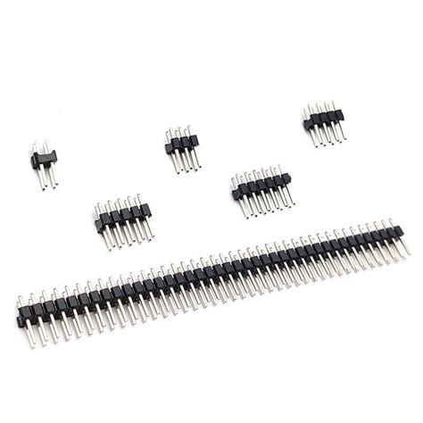 Tira Header Macho Doble Diferentes Pines 2 54mm UNIT Electronics