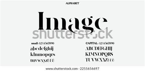 Image Abstract Quality Font Alphabet Minimal Stock Vector Royalty Free 2255656697 Shutterstock