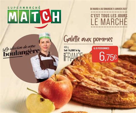 Promo Galette Aux Pommes Chez Match ICatalogue Fr