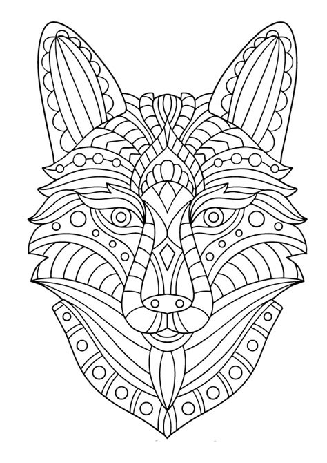 Mandala Wolf Coloring Pages At Free Printable Porn Sex Picture