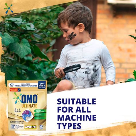 Omo Ultimate Laundry Capsules 3 In 1 17 Pack Woolworths