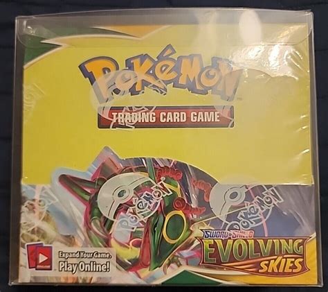 Pokemon Sands Evolving Skies Booster Box Factory Sealed New Acrylic