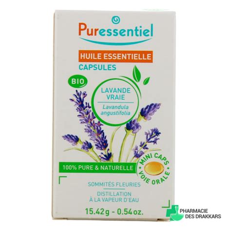 Puressentiel Capsules Huile Essentielle Lavande Vraie Stress Insomnie