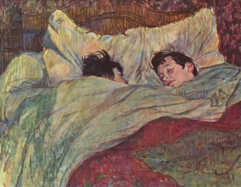 Henri De Toulouse Lautrec Dans Le Lit Le Baiser 1892 Art