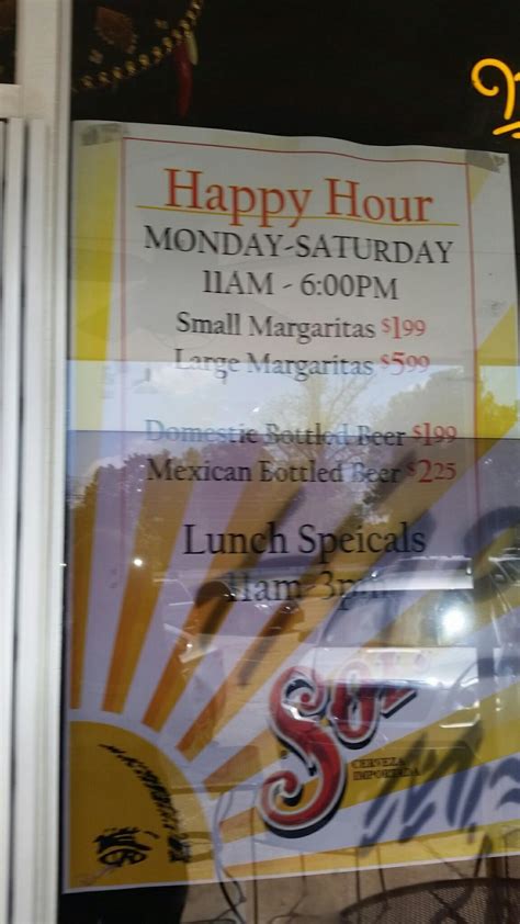 La Siesta Mexican Restaurant Menu Reviews And Photos 64 W Commerce