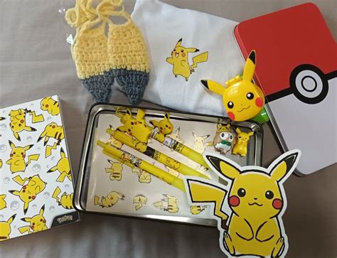 Pikachu merch set, Hobbies & Toys, Memorabilia & Collectibles, Fan ...