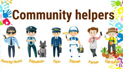 Community Helpers List For Children