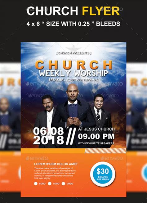 Worship Flyer Templates | Free & Premium Photoshop | Vector | PDF | EPS ...