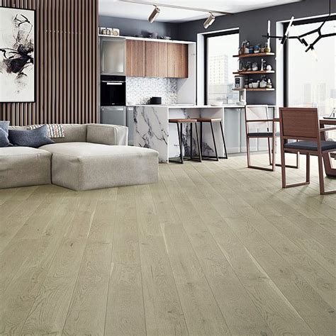 Engineered Parquet Floor NUDE GRANDE Barlinek Oak Brushed Matte