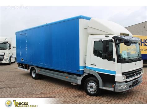 Mercedes Benz Atego 1218 LIFT Koffer LKW Kaufen Niederlande Etten