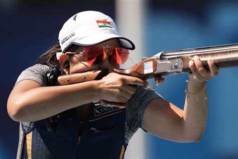 Paris Olympics Skeet Shooters Maheshwari Naruka Lose Bronze By Whisker