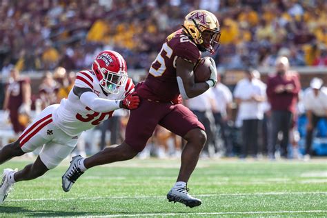 Minnesota Football Zach Evans Named Big Ten Freshman Of The Week The