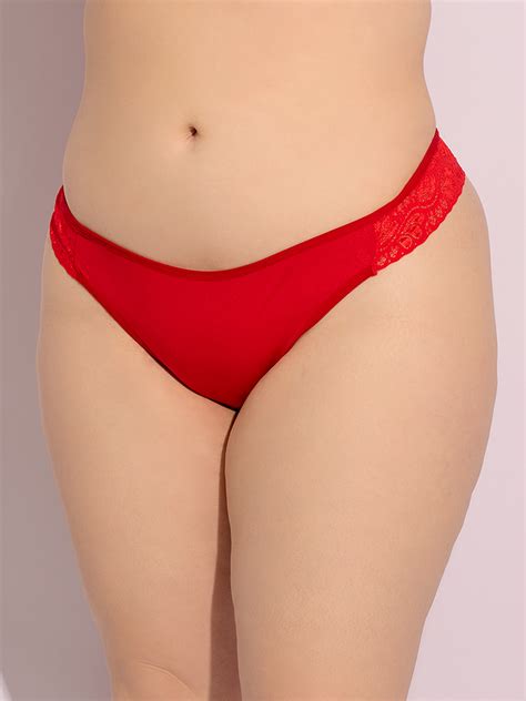 Calcinha Tanga Plus Size Lateral Renda Lingerie Feminina Loja Sigh