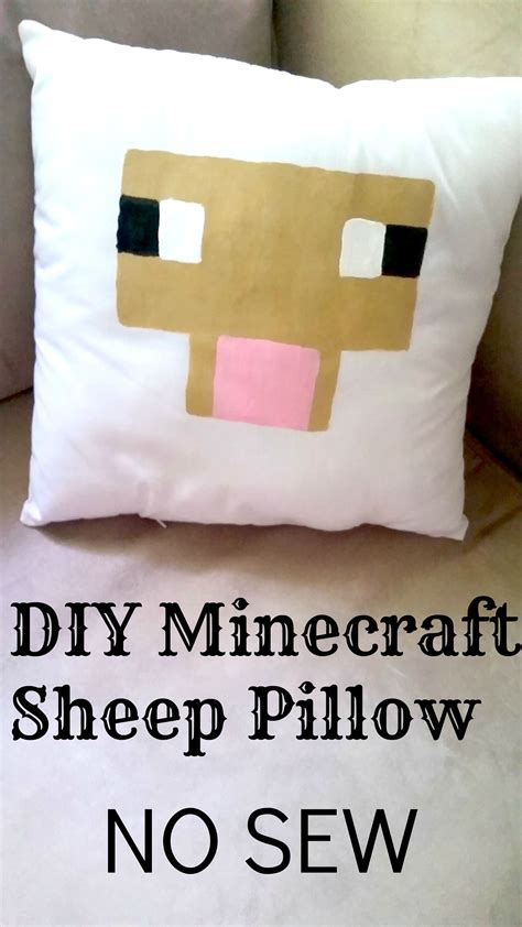 Make Your Own Diy Minecraft Pillows No Sew Tutorial