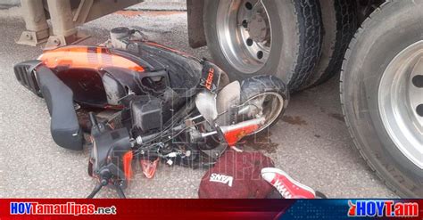 Hoy Tamaulipas Tamaulipas Motociclista Resulto Gravemente Herido Al