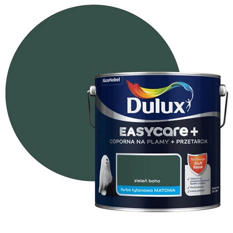 Dulux EasyCare PLUS FARBA ODPORNA NA SZOROWANIE Zieleń Boho 2 5L