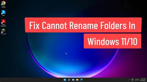 Fix Cannot Rename Folders In Windows 11 10 YouTube