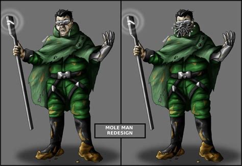 Marvel Comics Mole Man | Marvel concept art, Mole man, Marvel