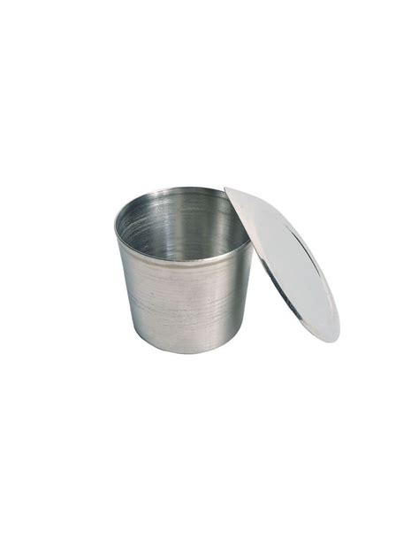 Crucible, Stainless Steel, with Lid, 50ml | Southern Labware