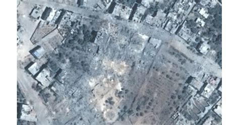 Before and after satellite images of destruction of Gaza (6 GIFS ...