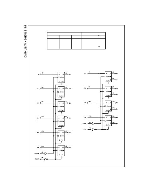 74ls175 Datasheet27 Pages Fairchild Hexquad D Type Flip Flops