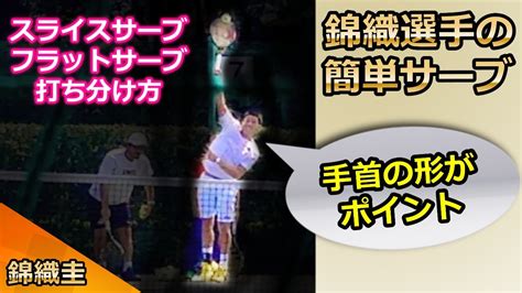 【サーブ】簡単打ちやすい！手首の形を崩さないサーブの打ち方錦織選手サーブスロー Youtube