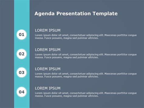 PowerPoint Agenda Template Design