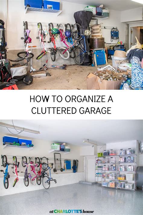 How To Organize A Cluttered Garage 1 At Charlottes House