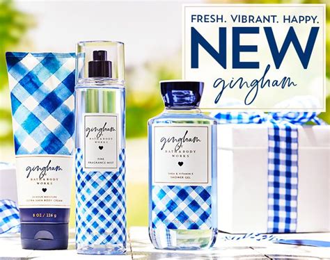 Fresh Vibrant Happy New Gingham Bath And Body Works Best Home