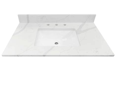 Quartz Bathroom Vanity Tops With Sink Semis Online