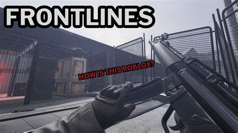 Roblox Frontlines The Best Fps Game On Roblox Youtube