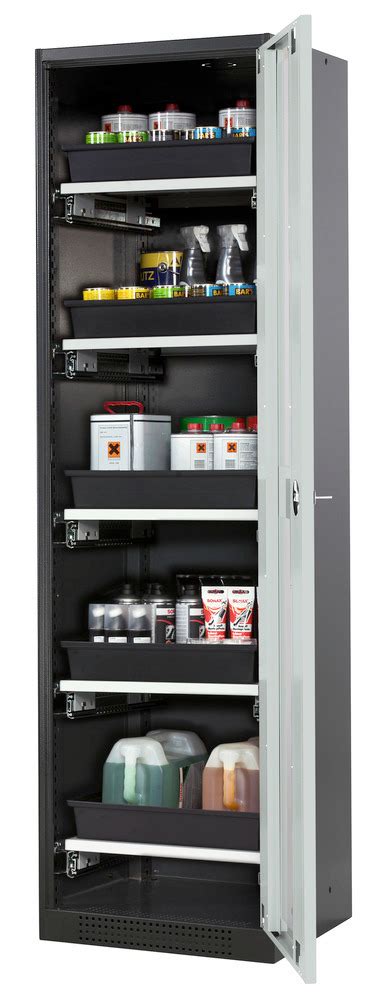 Armoire Pour Produits Chimiques Systema T CS 55RG Anthracite Grise