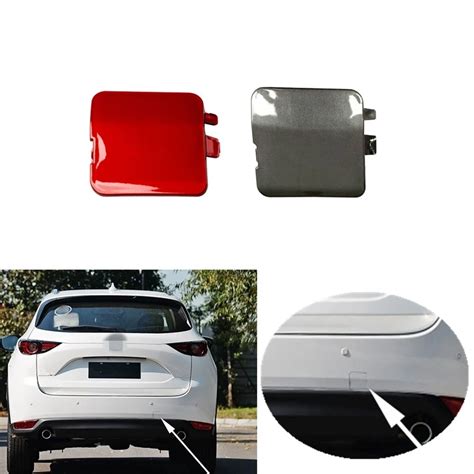 Rear Bumper Towing Hook Cover Hauling Eye Trailer Cap For Mazda Cx Cx