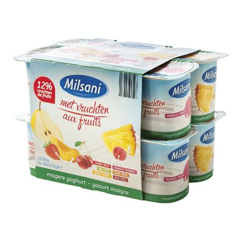 Milsani® Yaourt Maigre Aux Fruits Bon Marché Chez Aldi