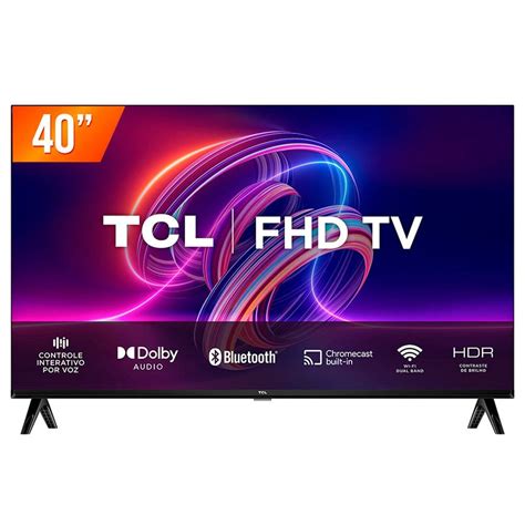 Smart TV 40 Full HD LED TCL 40S5400A Pontofrio