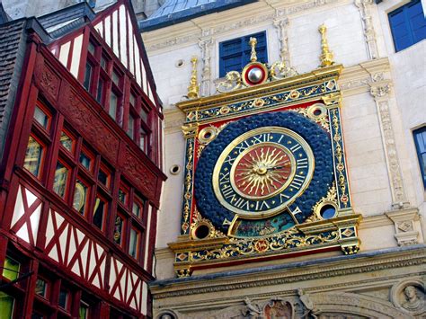 Gros Horloge Of Rouen French Moments