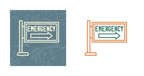 Emergency Sign Vector Icon 34648333 Vector Art at Vecteezy