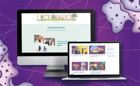 Lucy Hawking Website Glazier Design