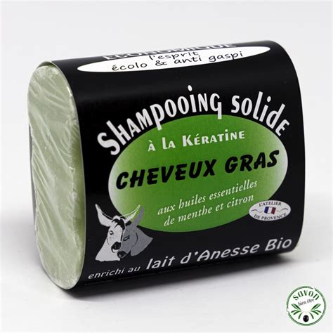 Shampooing Solide Au Lait D Nesse Bio Cheveux Gras