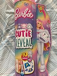 Amazon Barbie Cutie Reveal Doll With Blonde Hair Lion Plush Costume 10 Suprises Include